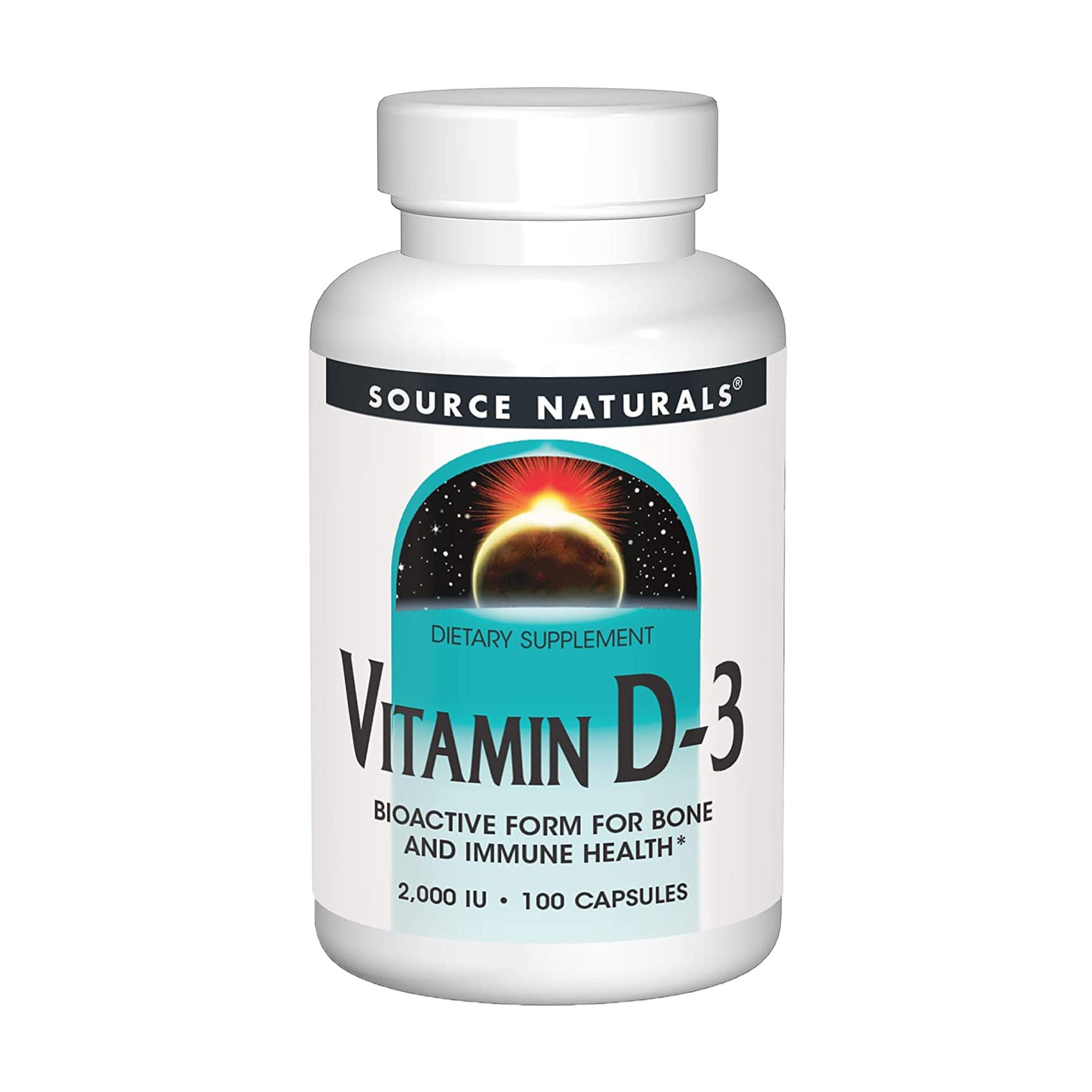 Вітамін Д3 Source Naturals Вітамін D-3, 100 капсул